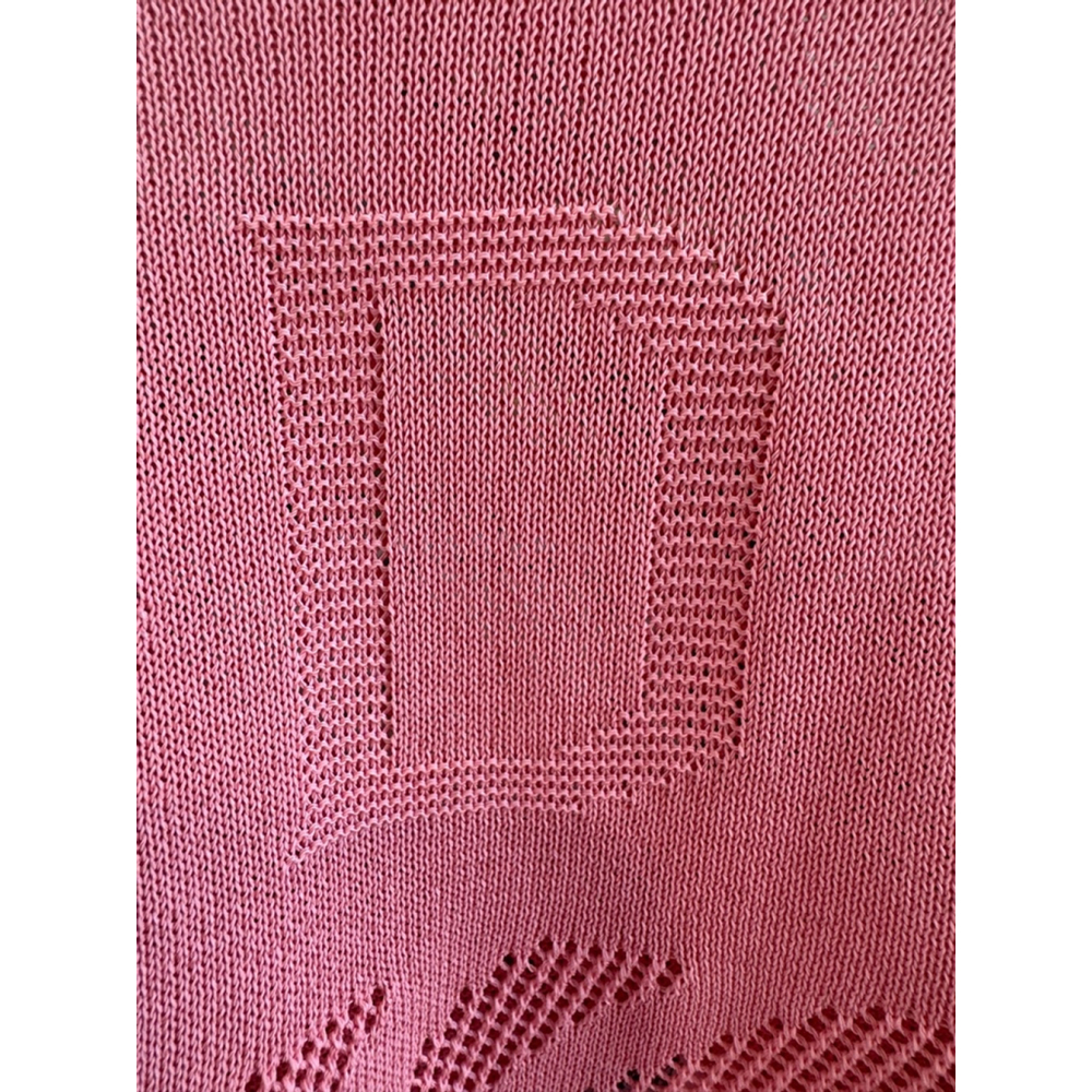 Women’s Rare Doggy Sports Golf Sweater Pink Size 46 Rare - Picture 7 of 8